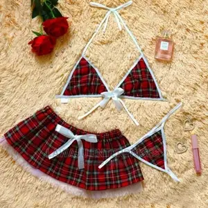 3pc Lingerie School Girl Set (S, M, L)