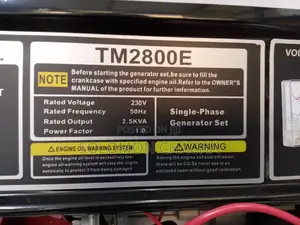 Tamashi 2.5kva Gasoline Generator