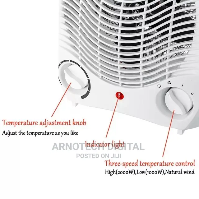 2000w Duo Fan-heater