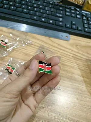 Kenyan Flag Lapel Pin