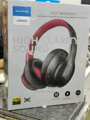 Anker Life Q10 Red Wireless Headphones (New)