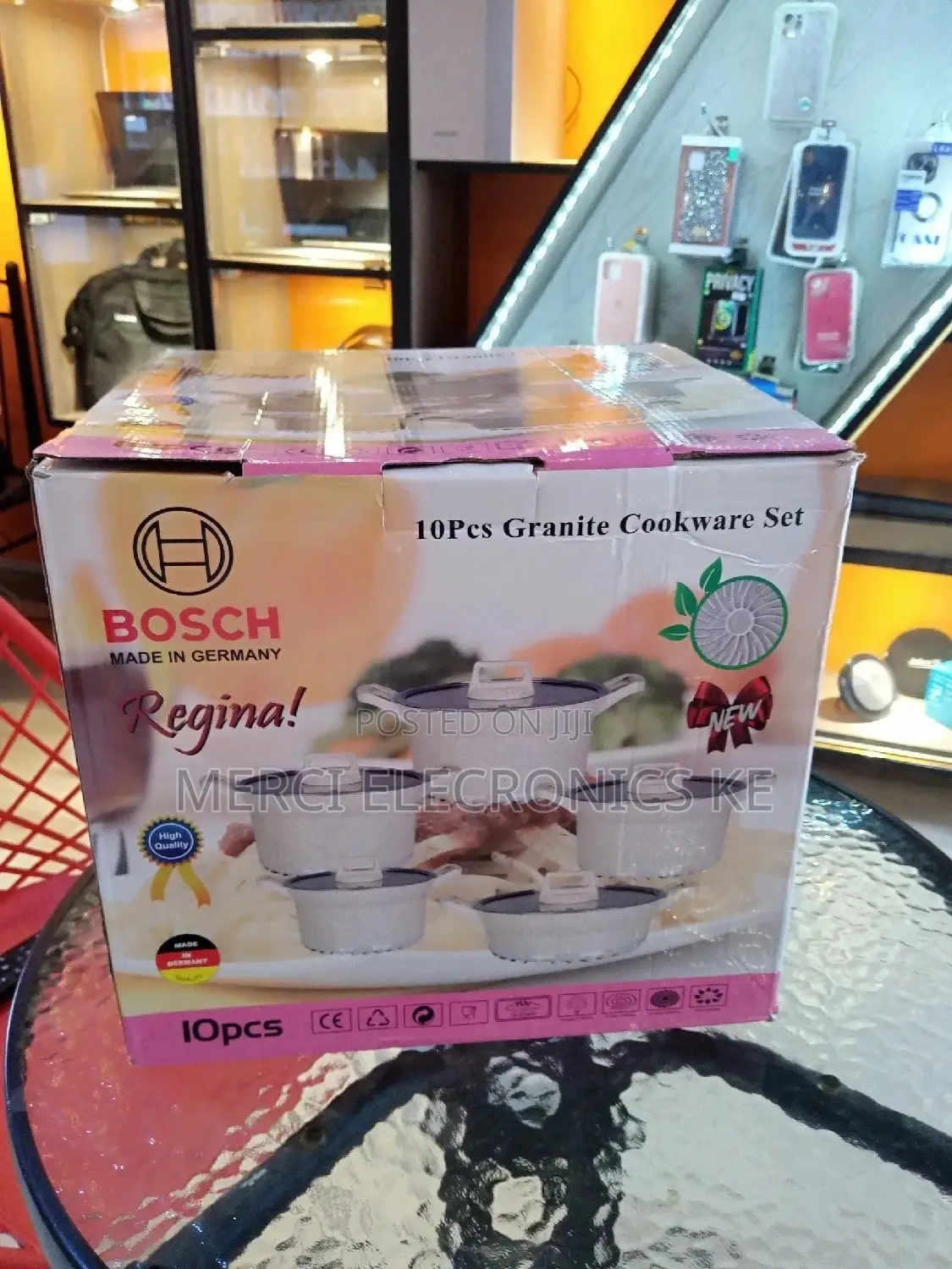 Original Bosch 10pcs Granite Cookware Set