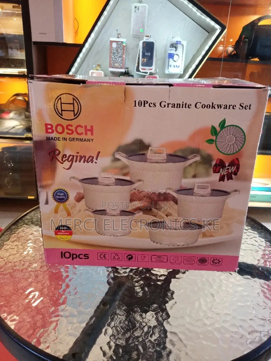 Original Bosch 10pcs Granite Cookware Set