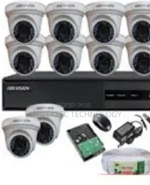 4 Cctv Camera Full Set Up and Installation