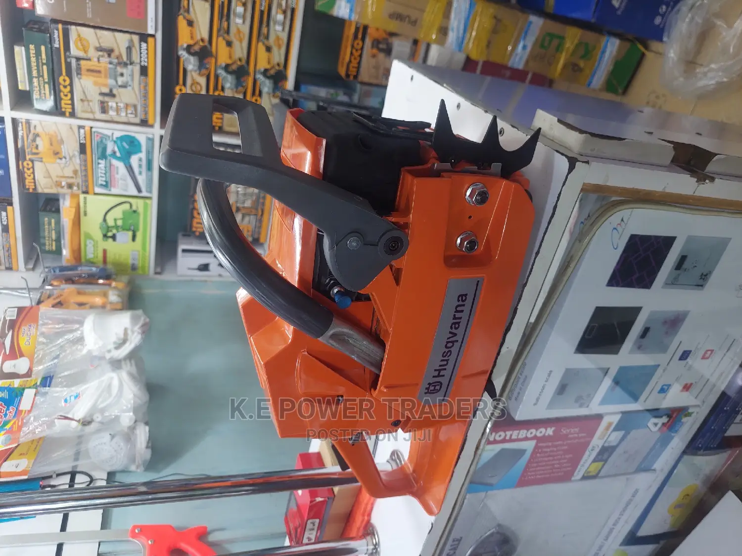 Occasionally Woodcutting Husqvarna Powersaw Machine