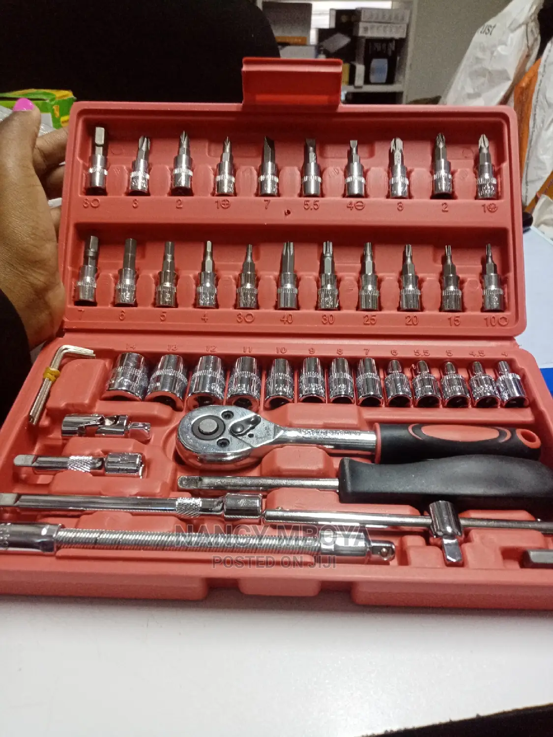 46pcs Socket Wrench Set 1/4