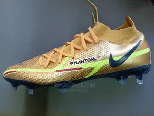 New Nike Gold Phantom GT 2 Elite -Football Cleatss