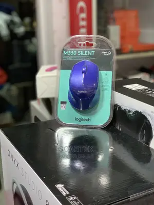 Logitech M330 Silent Mouse (Blue)