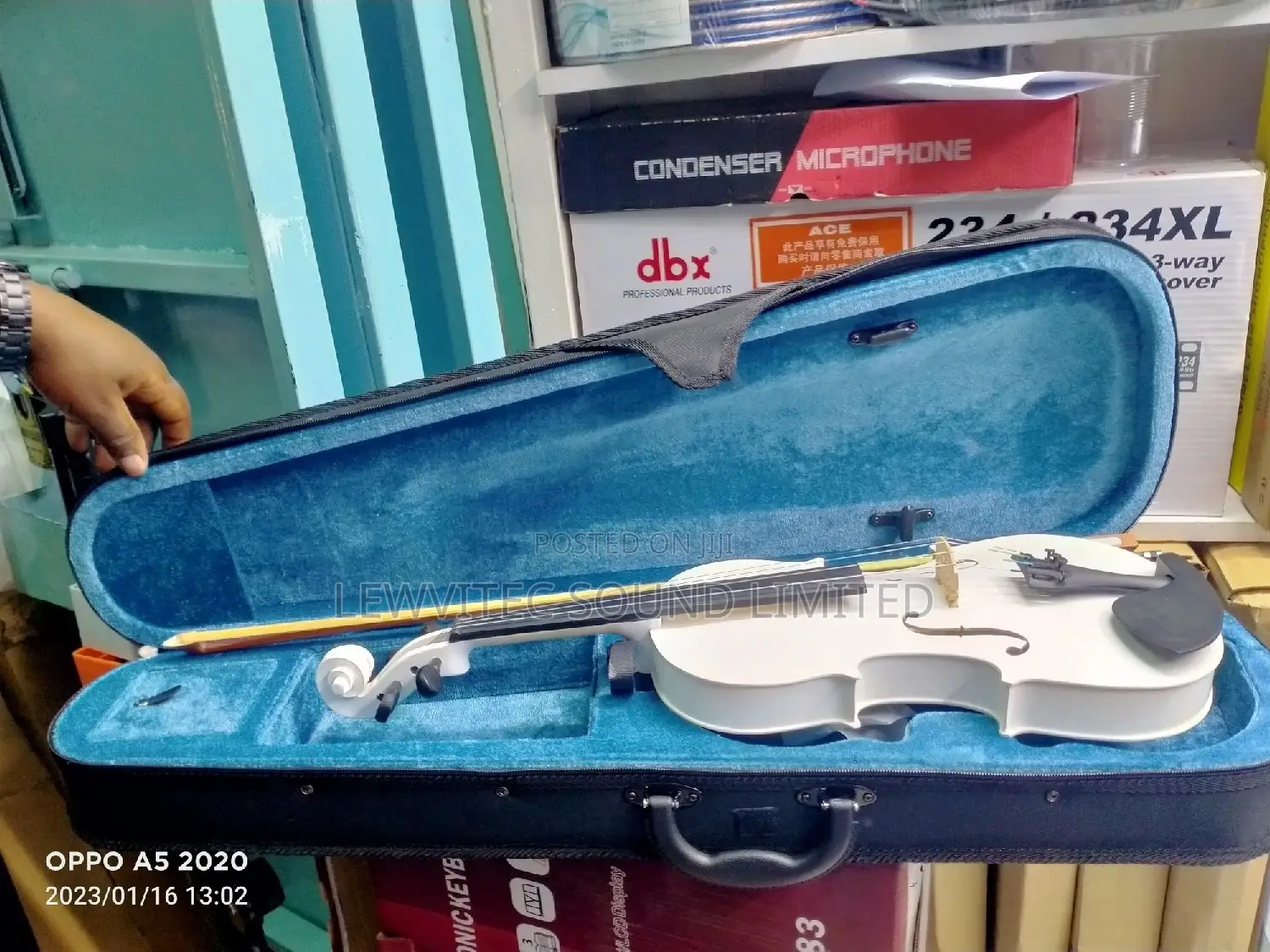 Full Size White Violin