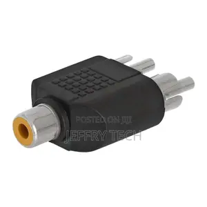 2 RCA M to RCA F Adapter Coaxial Audio Cable Adapter RCA Spl
