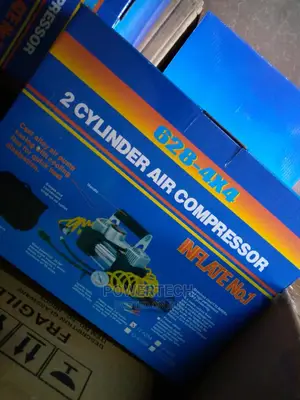 Double Cylinder Tyre Inflator With Compressor