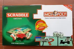 Scrabble Monopoly (2 Games in 1) Set