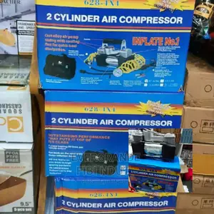 Double Cylinder Air Compressor or Tyre Inflator .