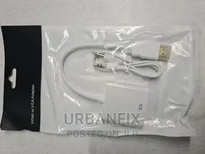 HDMI to VGA Adapter With Free Audio Cable
