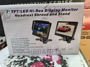 7 Inch TFT/LED Headrest Video Monitor