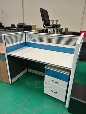 Blue and White 2 Way Workstation