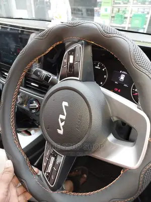 Black,Grey,Baije,Brown Stitching Leather Steering Covers