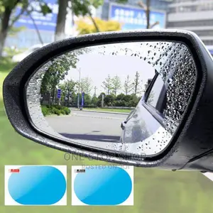 Oval Antifog Side Mirror Film Stickers