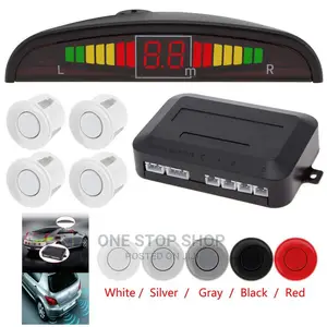Silver,Black,White Parking Sensors (4 Sensors