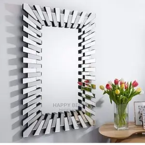 Cerrated Wall Mirror