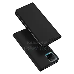 Case for Vivo Y22 Cover Flip Card Wallet Stand Black