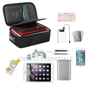 Fireproof Waterproof Document Bag With Lock, Fire Safe