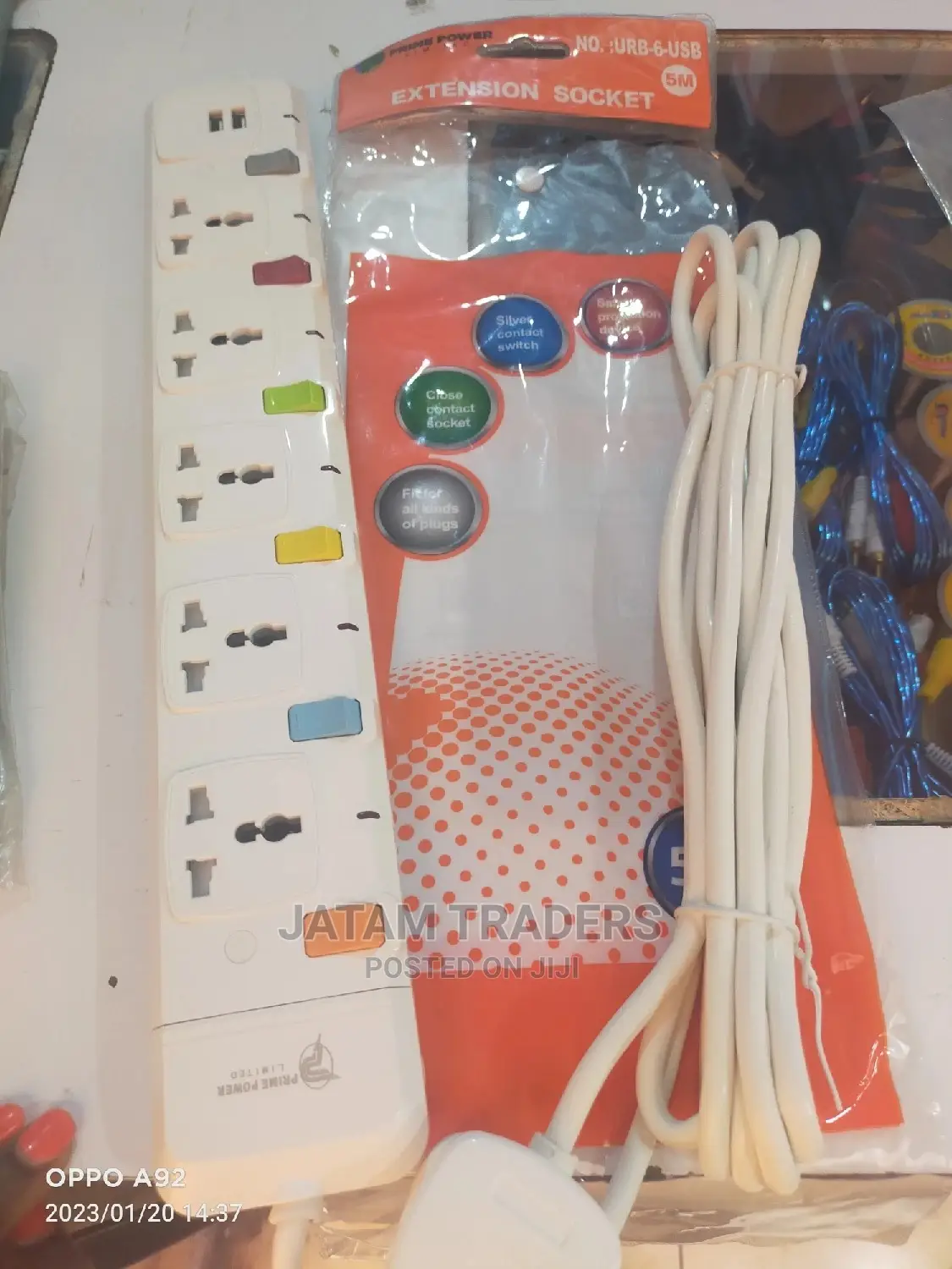 5 Ways Power Extension, 5m