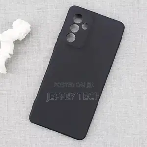 Silicon Back Cover Case for Samsung Galaxy F13 - {Black}