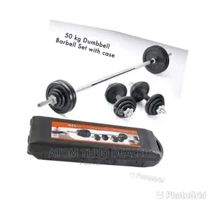 50kgs Dumbbell Barbell Set With Case