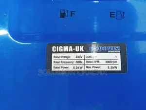 Cigma-Uk 5.5kw Gasoline Generator Keystart