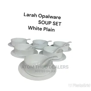18pcs Set of Soup,Soucer and Soup Spoon