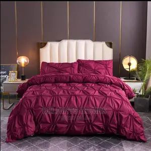 3pc Double Pinch Pleat Duvet Cover Set*