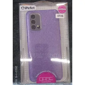 Samsung Galaxy A74 4g, Ipefet Case, Fancy, Glitter - Purple