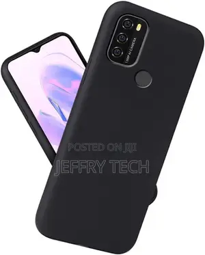 Nokia C21 Plus Case Slim Matte Black Silicone Gel Phone Cov