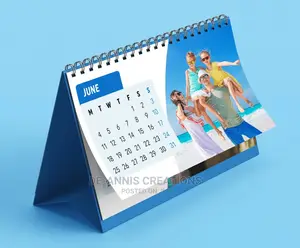 Neatly Printed Desk Calendar