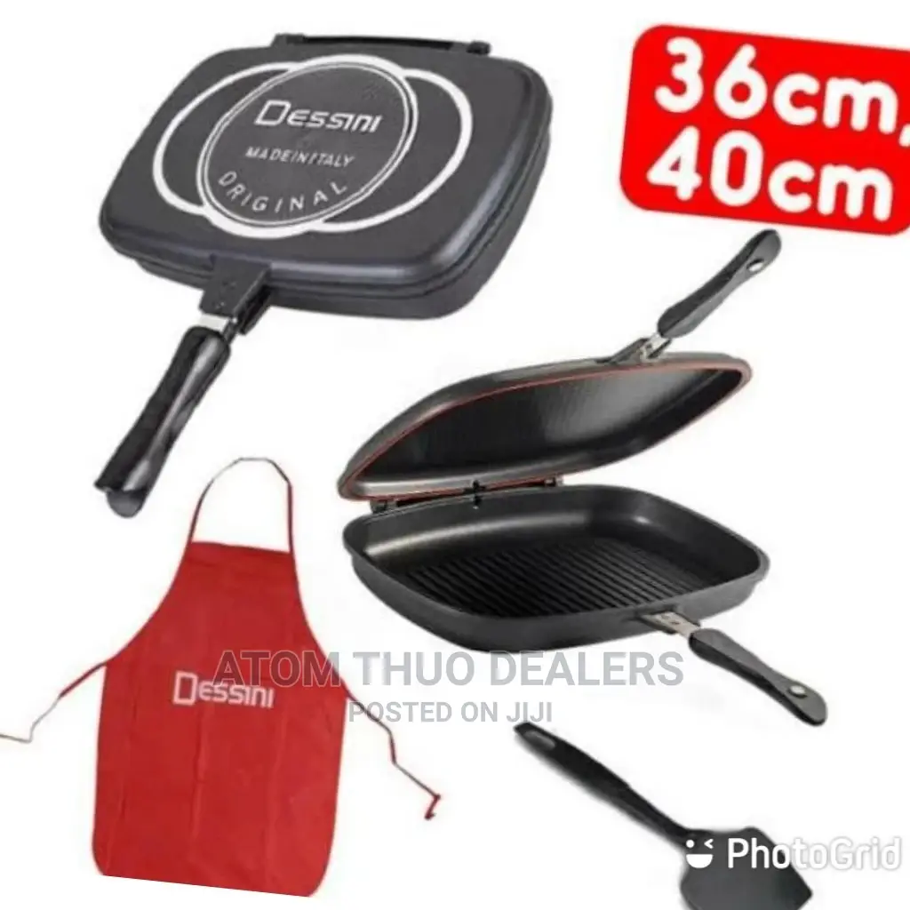 Dessini 36cm Double Grill Pan.