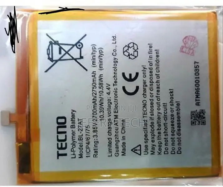Tecno Phantom 6 (BL-27AT) Battery Replacement
