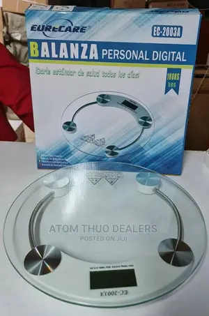 Round Digital Bathroom Scale.
