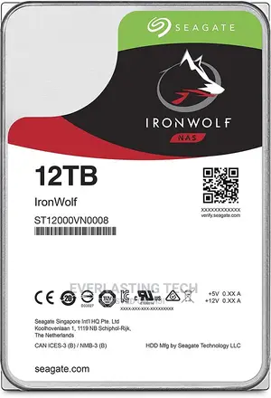 SEAGATE 12TB Ironwolf NAS Hard Drives