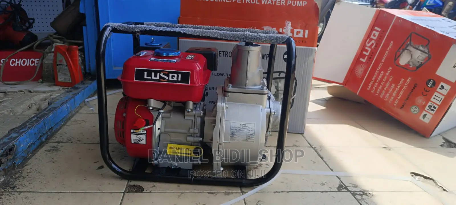 Gasoline Water Pump 2" 6.5 Hp