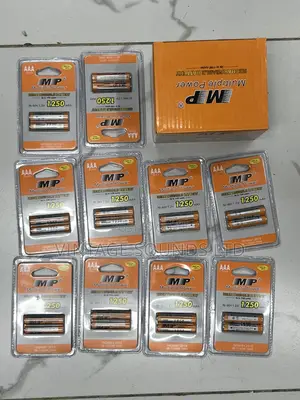 Multiple Power Triple AAA Rechargeable Batteries Pair