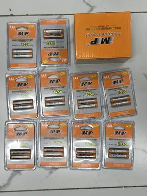 Multiple Power Triple AAA Rechargeable Batteries Pair