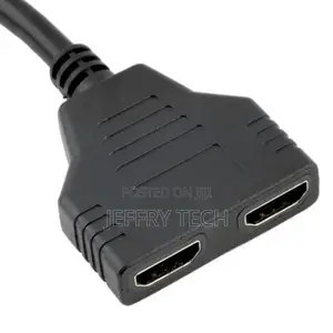 1 in 2 Out 1080P High Clarity Splitter Hdmi-Compatible-Blac