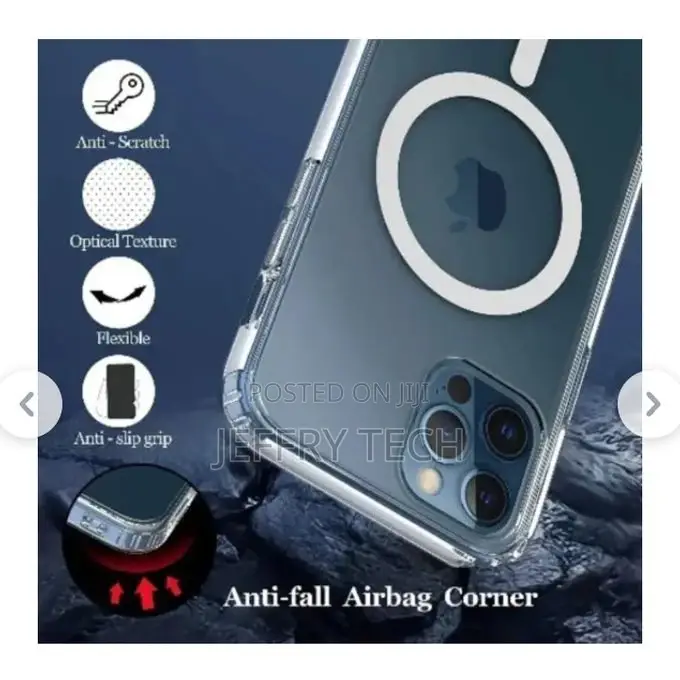iPhone 14 Pro Max Transparent Magnet Case 4 Wireless Charge