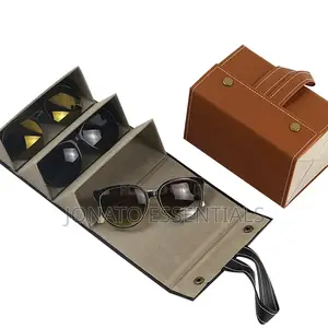 Foldable Leather Sunglasses Organizer