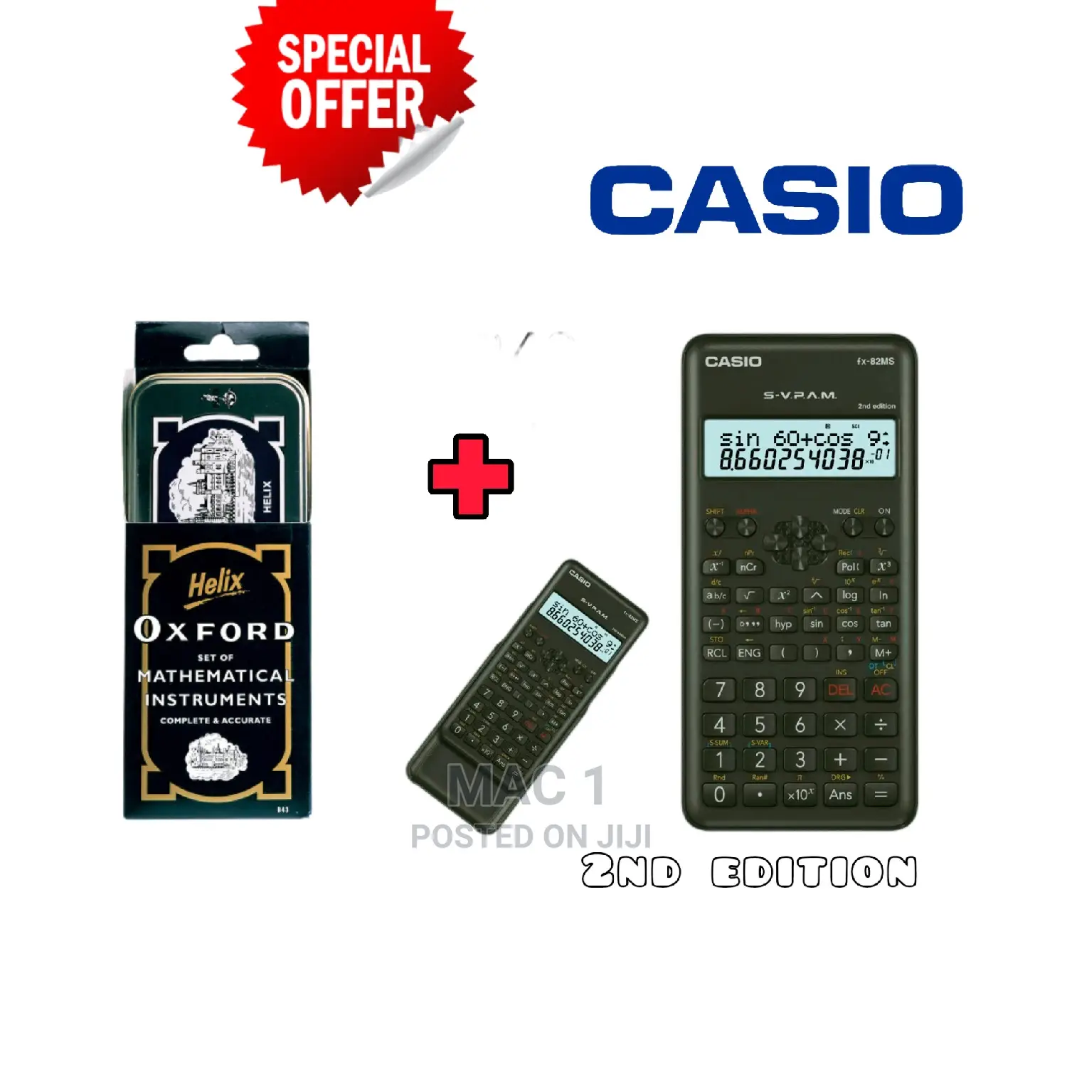 Educational Package Geometrical Set Students Calculator