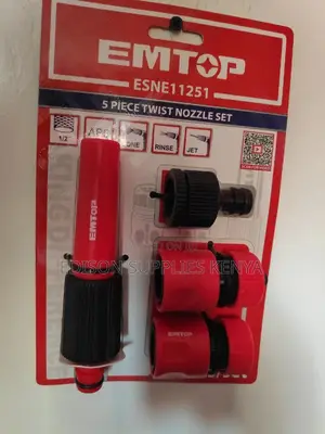 Hose Connectors Set 5pcs 1/2" Twist Nozzle Set Good Quality