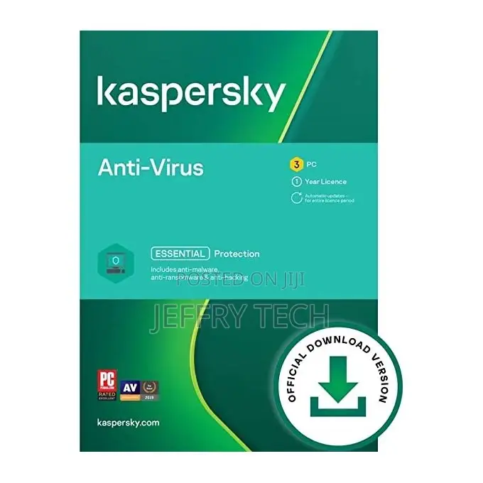 Kaspersky Anti Virus/ 3 Users + 1/1 Year Free License