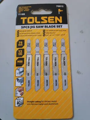 Jig Saw Blades 5pcs Tolsen T118B Metal 76812 Good Quality