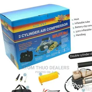Two Cilinders Air Compressor/ Tyre Inflator.